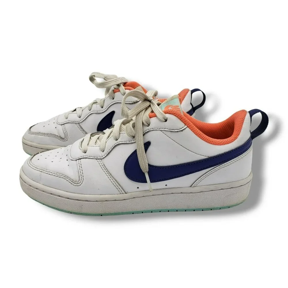 Nike Court Borough Low 2 Sneakers‎ GS Youth 7 White BQ5448-112